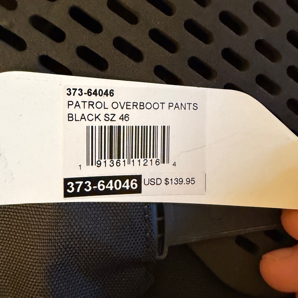 Fly Racing Patrol Overboot Pants Black Size 46 NWT Adventure Motorcycle OffRoad - Picture 10 of 13